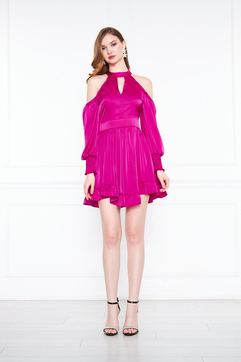 Violetta Dress Fuşya